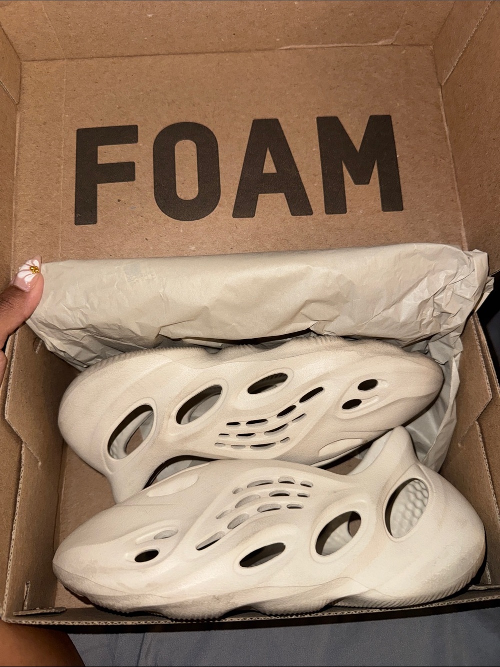 Yeezy Foam Runners in Cream